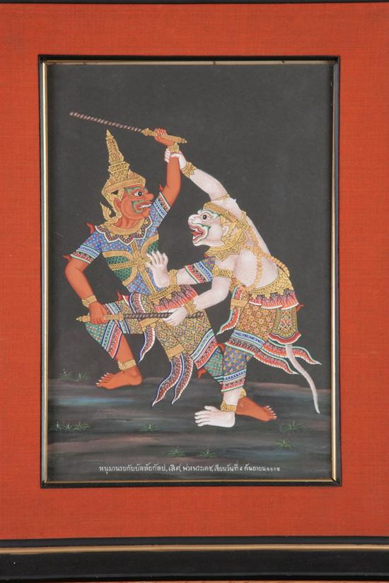 AJHAN LERT POUNG PRADEJ. (Thai, 1894-1957?). THEATRICAL DANCE,