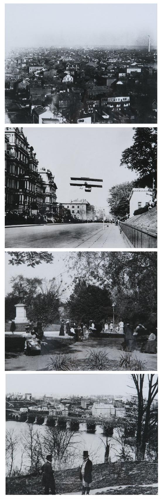AMERICAN SCHOOL (Circa 1900). DUPONT STATUE AT DUPONT CIRCLE EARLY 1900S; C