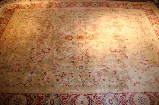 TABRIZ RUG. - 9 ft. x 12 ft. 4 in.