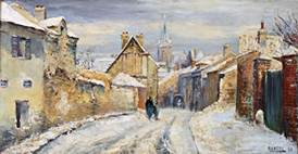 Description: Description: Millon & Associes - Rue sous la neige  Fontenay en Parisis