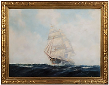 Description: Brunk Auctions - Clipper Ship Flying Cloud