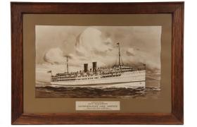 Description: Thomaston Place Auction Galleries - Eastern S.S. Lines, Inc.; New Steamers for Metropolitan Line Service between New York and Boston