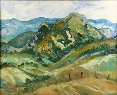 Description: Thomaston Place Auction Galleries - RUGGED LANDSCAPE OF TAXCO, MEXICO