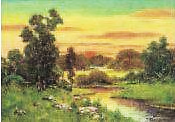 Description: David Dike Fine Art - Sunset