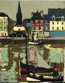 Description: Description: Delorme Collin Du Bocage Paris - Museum of the Navy with Honfleur