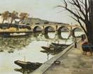 Description: Description: Leslie Hindman Auctioneers - La Seine, Paris 1959