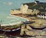 Description: Description: Artcurial Deauville - Les falaises d'tretat