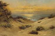 Description: Bonhams & Butterfields San Francisco - Sunset on the Dunes