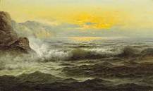 Description: Bonhams & Butterfields San Francisco - Waves at Sunset