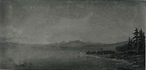 Description: Sotheby's New York - Lake Landscape at Sunset