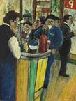 Description: Description: Chevau-Legers Enchres Martin-Chausselat - Scne de caf