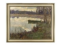 Description: Description: Bolland & Marotz - Gewsser mit Kahn