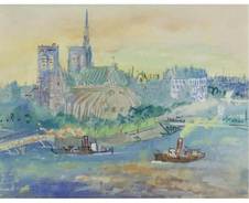Description: Sotheby's New York - L'ABSIDE DE NOTRE-DAME DE PARIS