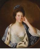 Description: Sotheby's London, New Bond Street - PORTRAIT OF LUCY STAFFORD, LATER MRS WILKINSON (B. 1738)