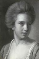 Description: Christie's London, King Street - Portrait of a lady, bust-length, her head turned to the right, wearing an earring