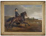 Sotheby's London, New Bond Street - PORTRAIT OF LADY VICTORIA LEVESON-GOWER (1867-1953) ON HER PONY LADY WHITWORTH