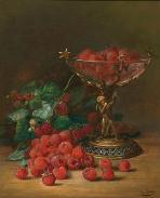 Description: Shannon's Fine Art Auctioneers - Raspberries in a Compote