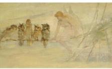Description: Sotheby's New York, Arcade - Fairy on a Branch with Owls