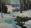 Description: Description: Shannon's Fine Art Auctioneers - Winding Brook in Winter