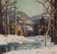 Description: Description: Shannon's Fine Art Auctioneers - DISTANT HILLS, WINTER