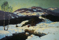 Description: Description: Shannon's Fine Art Auctioneers - Mountain Landscape, Winter