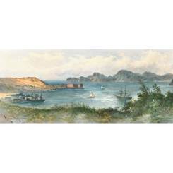 Description: Bonhams & Butterfields San Francisco - A View of Fort Point, San Francisco, 1894