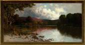 New Orleans Auction Galleries Inc - Autumn River Landscape