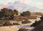 Bonhams & Butterfields San Francisco - Sunset Glow across a Desert Landscape