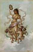 Bonhams New York - The muse of music with dancing putti
