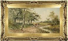 John Moran Auctioneers - Pastoral Wooded Landscape