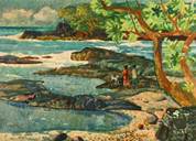Description: John Moran Auctioneers - Lava Beach - Hawaii