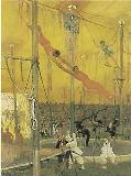 Christie's New York, Rockefeller Center - Trapeze Artists