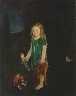 Description: Christie's New York, Rockefeller Center - Girl with Dolls