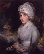 Description: Sarah Siddons (ne Kemble), by Gilbert Stuart, 1787 - NPG  -  National Portrait Gallery, London