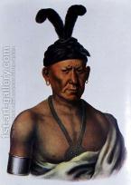 (after) King, Charles Bird:Wakechai or Crouching Eagle a Sauk Chief