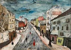 Description: Description: Bonhams & Butterfields San Francisco - Village street scene