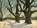 Description: Description: Weschler's Auctioneers & Appraisers - WILLOW IN WINTER, FOXHALL, D.C.