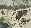 Description: Description: Weschler's Auctioneers & Appraisers - Winter Morn, Rock Creek Park