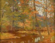 Description: Samuel T. Freeman & Co - STREAM THROUGH THE WOODS